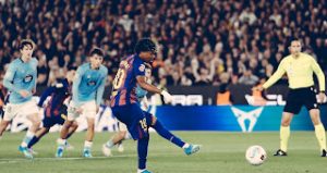 Barcelona Menang Tipis atas Celta Vigo, Penalti Yamal Jadi Penentu